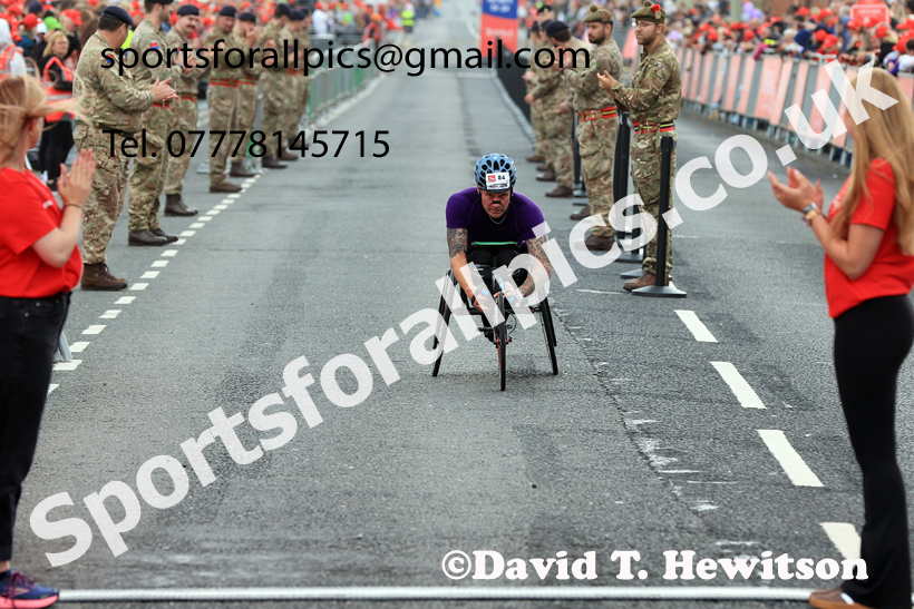 Great North Run Wheelchair, 2025 AJ Bell Great North Run. Photo: David T. Hewitson/Sports for All Pics